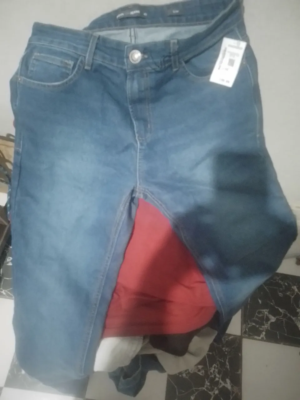 Calça Jeans Azul Nova