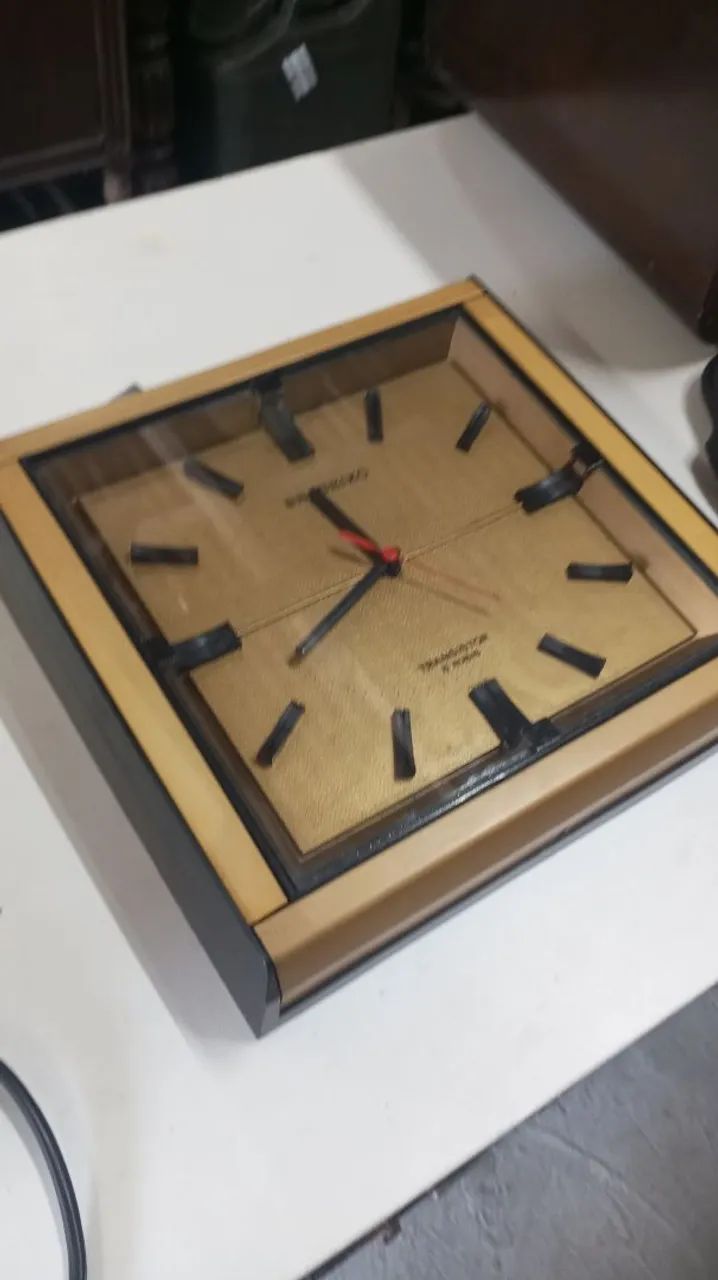 Relógio de Parede Vintage BraSeiko Transistor - Foto 2