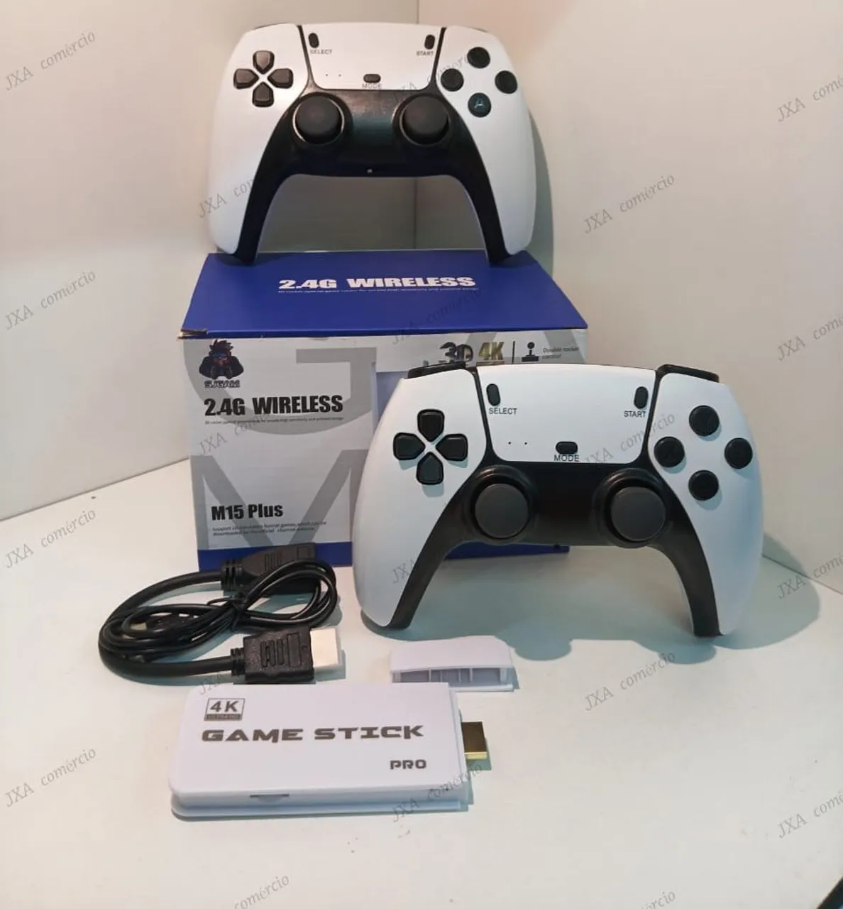 Game Stick Pro M15 Plus 4K 2.4G Wireless