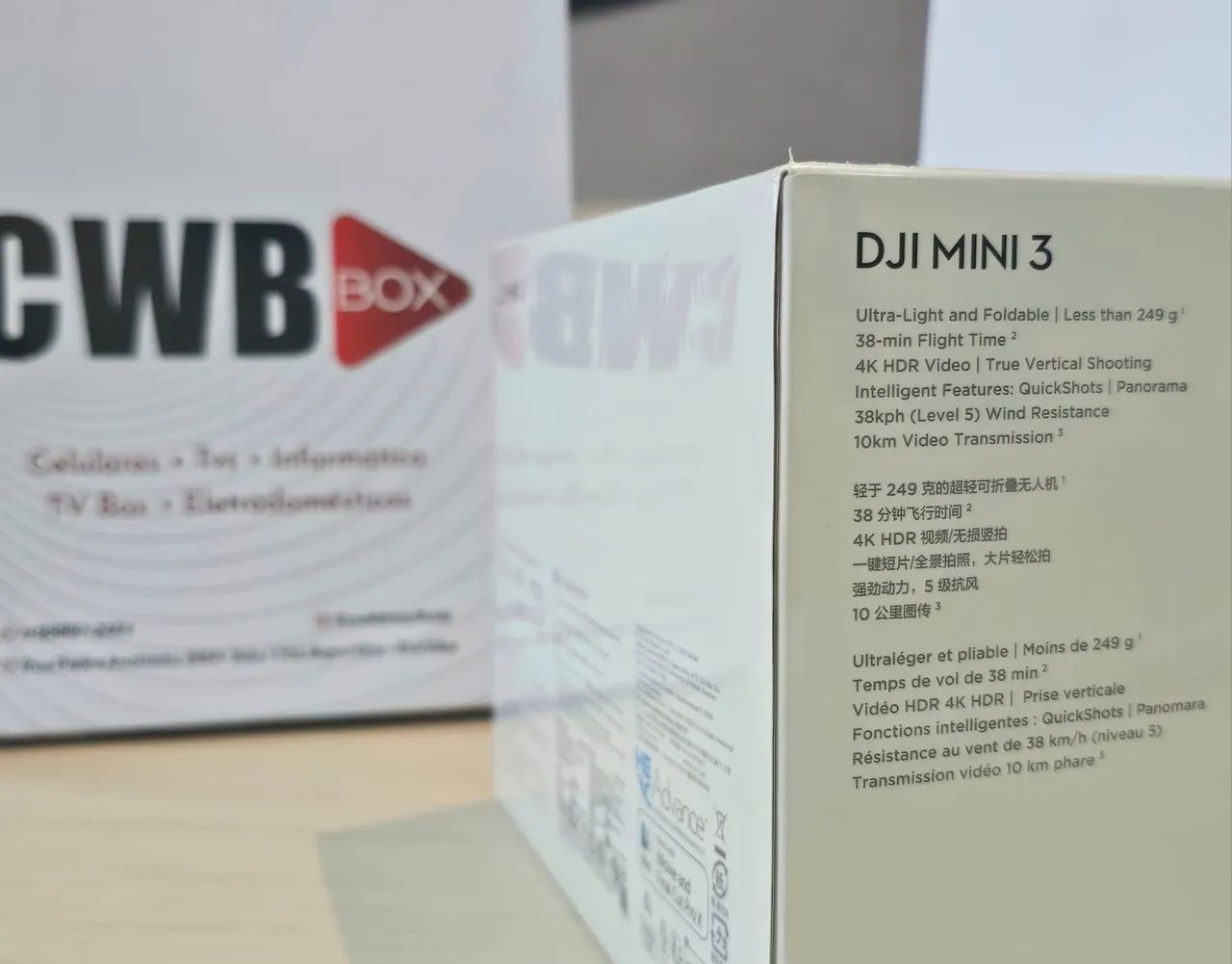 Drone DJI Mini 3 + RC c/ Tela 4K 31min 10Km Distância  - Foto 4