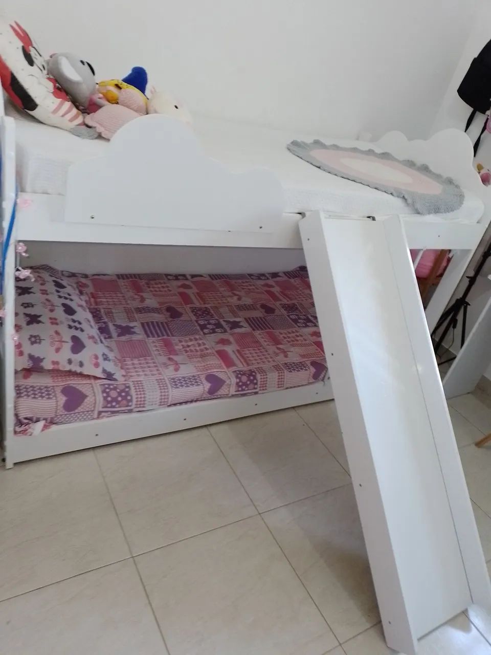 Cama Infantil com Escorregador e Cama Auxiliar - Foto 4