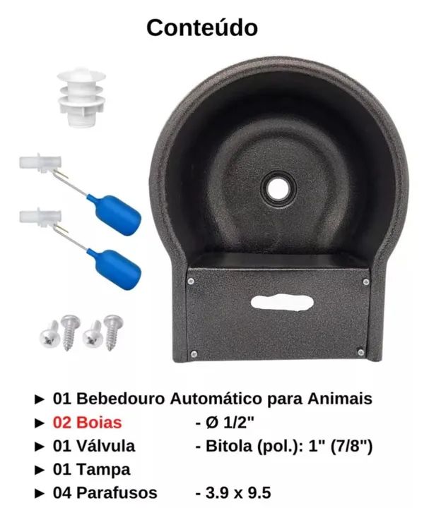 Bebedouro automático para Animais 
