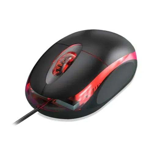 Mouse Óptico Com Fio USB 1.2M INVAS IN-20053 - Foto 4
