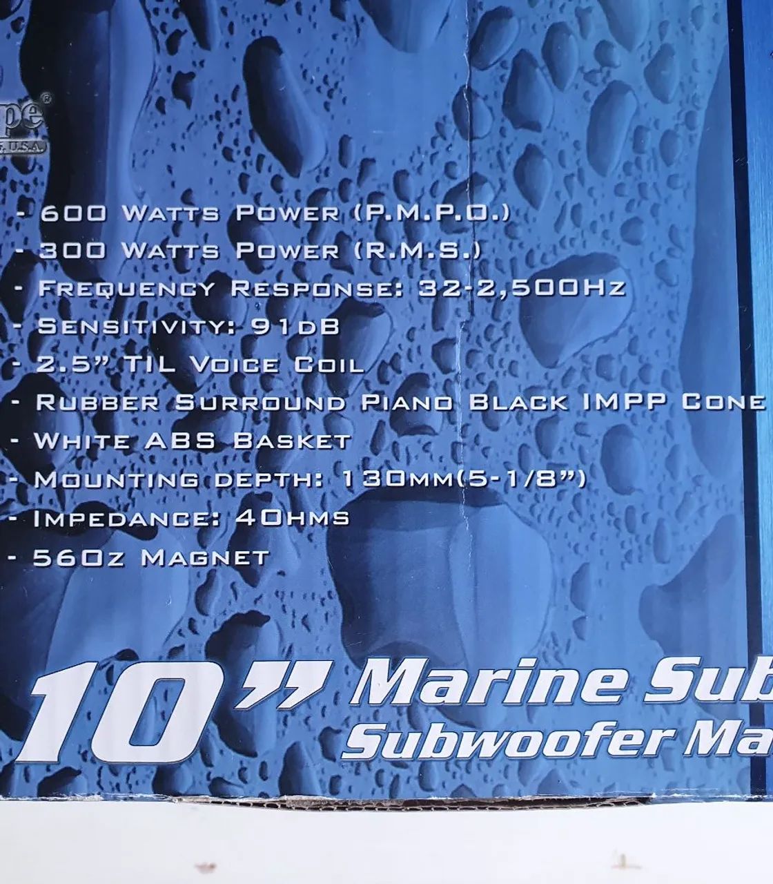 Subwoofer Marítimo Audiopipe 10'' APSW-1032V - Foto 2