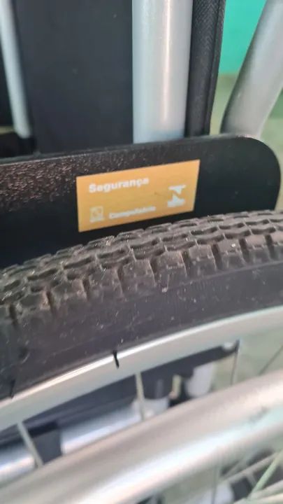 Cadeira de Rodas Dobrável em Alumínio Start M1 - Ottobock Cor Prateado - Foto 6