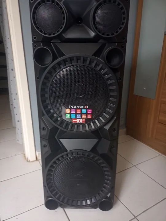 Som Polyvox DJ com Bluetooth e USB - Foto 3
