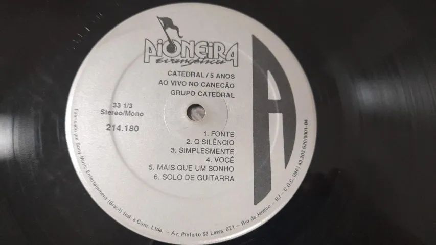 lp Catedral - 5 anos - ao vivo - Foto 6
