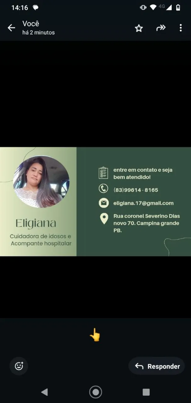 Cuidadora de idoso e acompanhante hospitalar