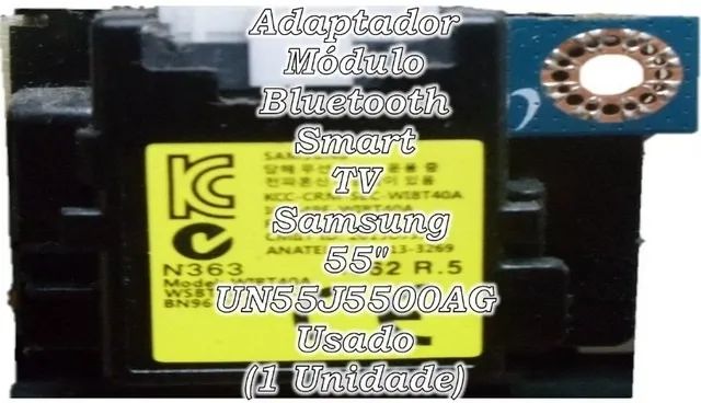 1 Módulo, Placa Bluetooth para Smart TVs Samsung UN55J5500 Usado