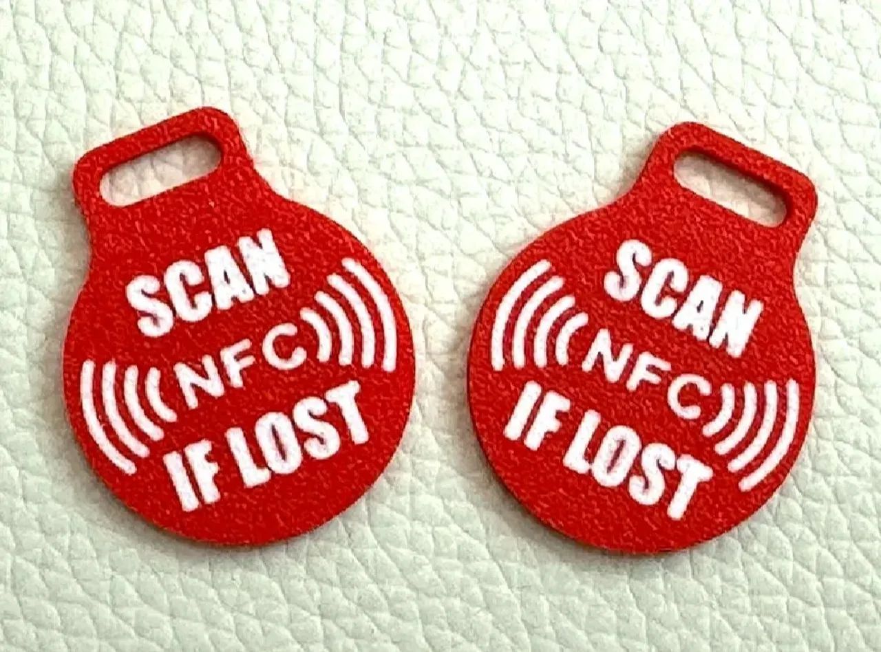 Chaveiros com NFC Tag pesonalizados social media - Foto 2