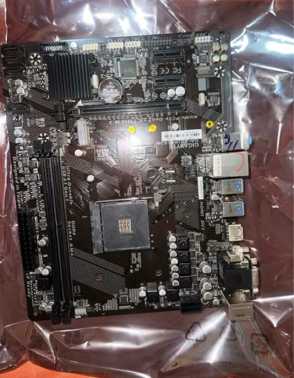 Processador AMD Ryzen 5 3600 + A320M-H - Foto 3