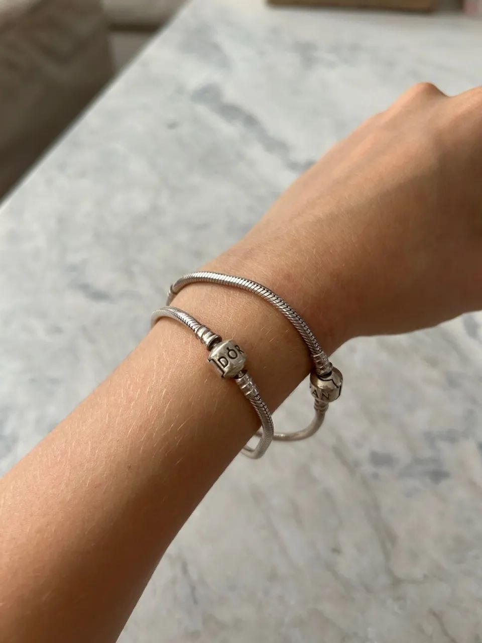 Pulseira/bracelete Pandora Prata - Foto 3