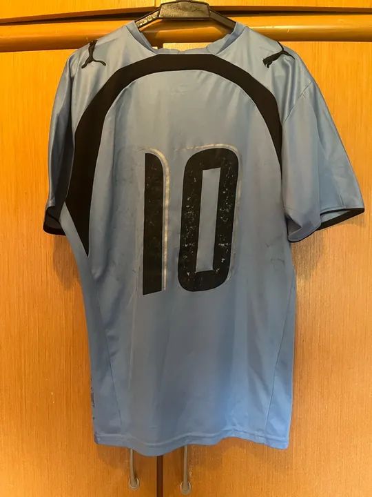 Camisa de Futebol Uruguai Puma - Tamanho G #10 - Foto 3