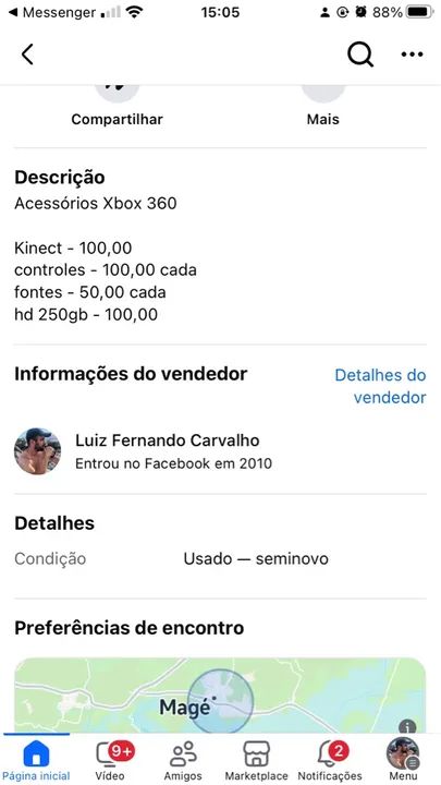 Kit Xbox 360 - kinect, 1Controle e HD 250GB - Foto 2