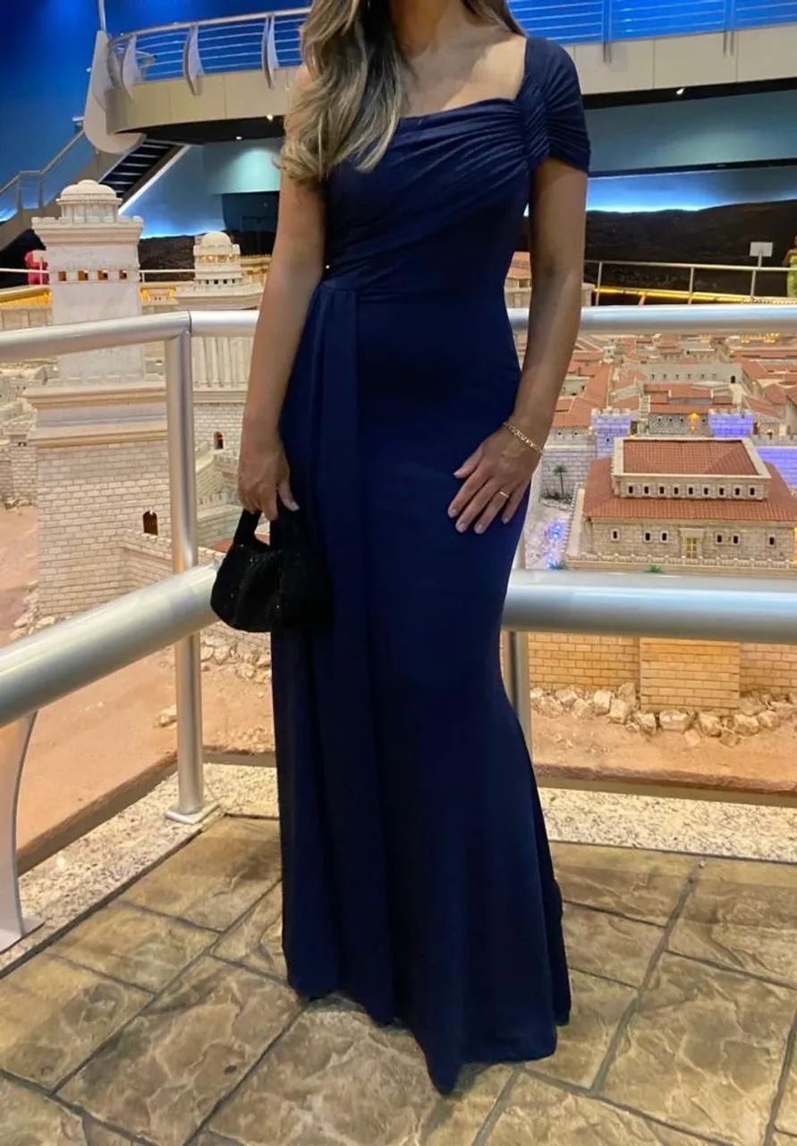 Vestido de festa azul 