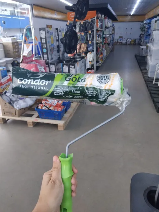 Rolo de Pintura Condor Gota 100mm - Novo