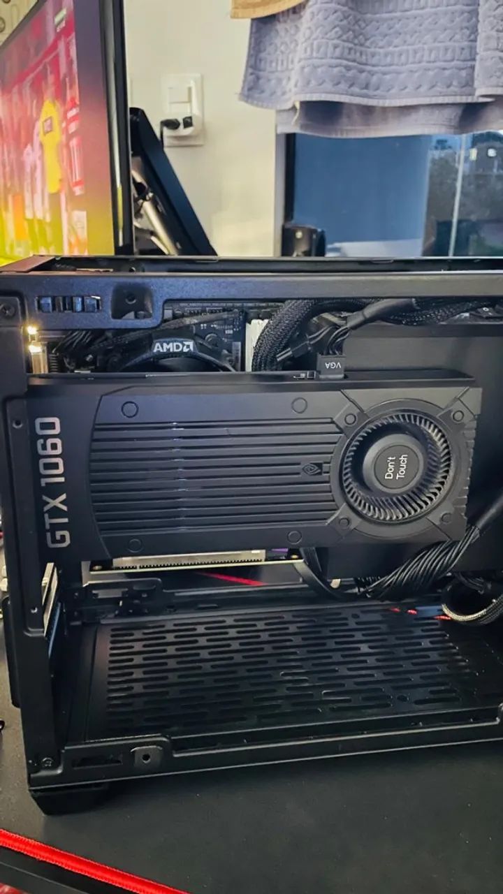 PC mini itx NR200p (completo) ryzen 3700x gtx 1060 6gb