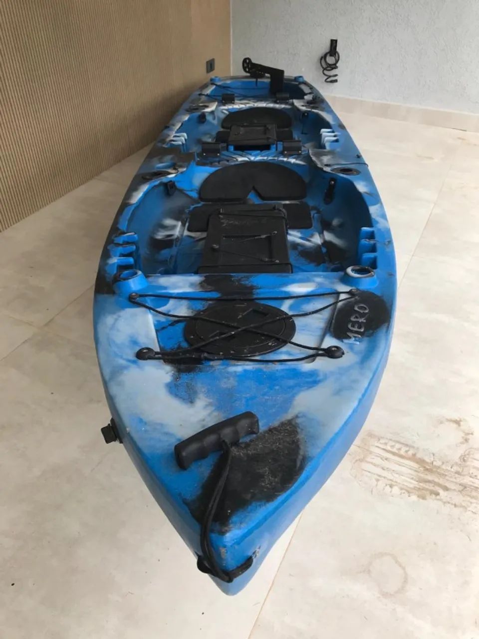 Caique 2 lugares Azul Celeste Caiaker  - Foto 4