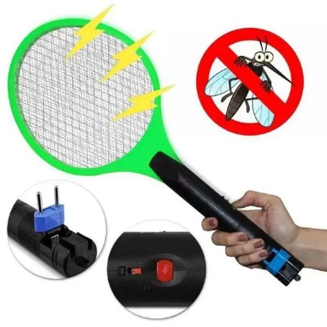 Raquete Eletrica Contra Mosquitos - Foto 2