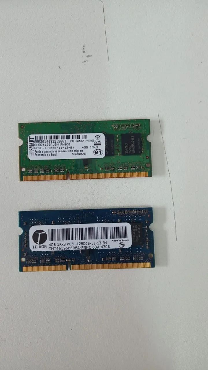 Memória RAM 4GB PC3L