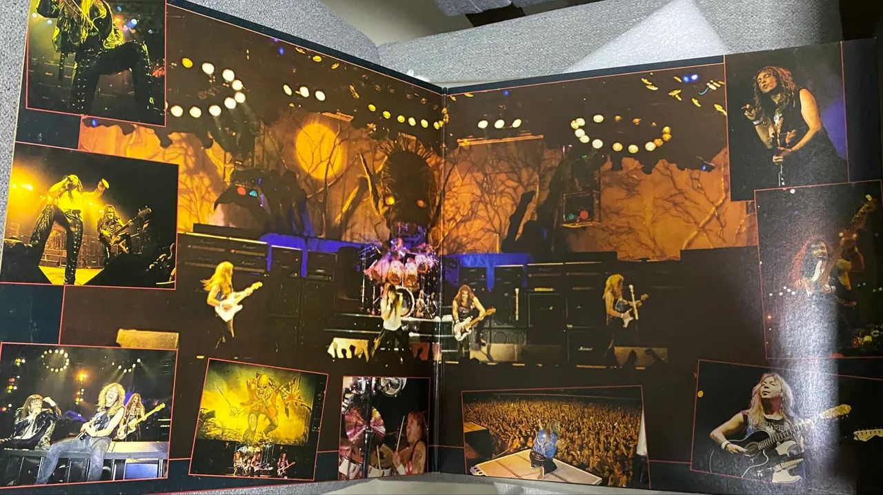 Lp Iron maiden - A real live one . Disco fora de catálogo  - Foto 2