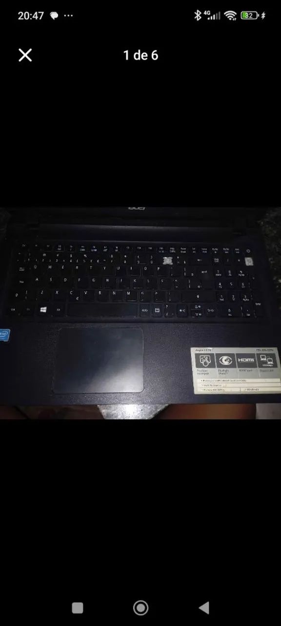 Notebook Acer Aspire64385330825730124