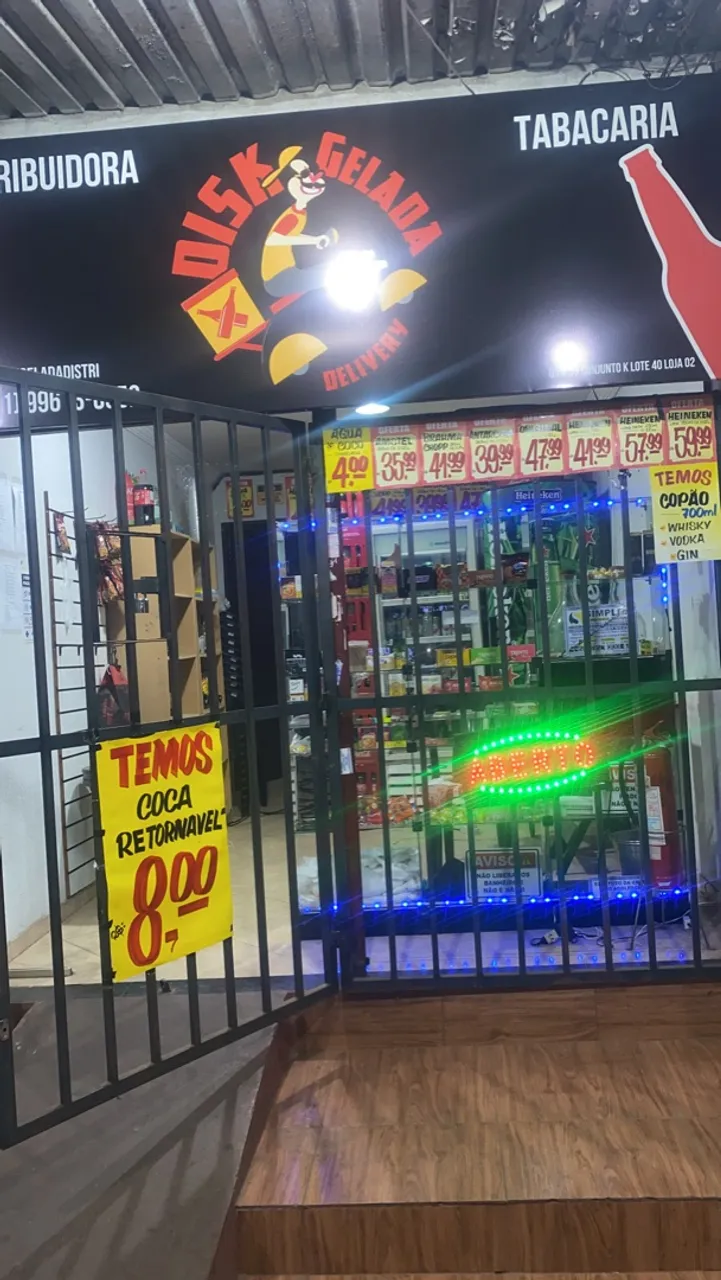 Distribuidora de bebidas ótima localização