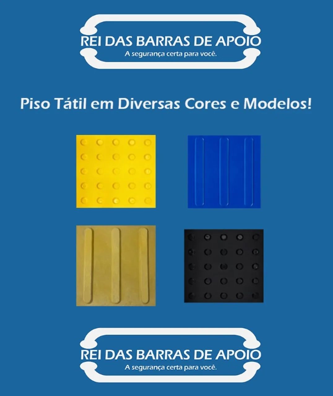 Piso Tátil - Diversos Modelos e Cores