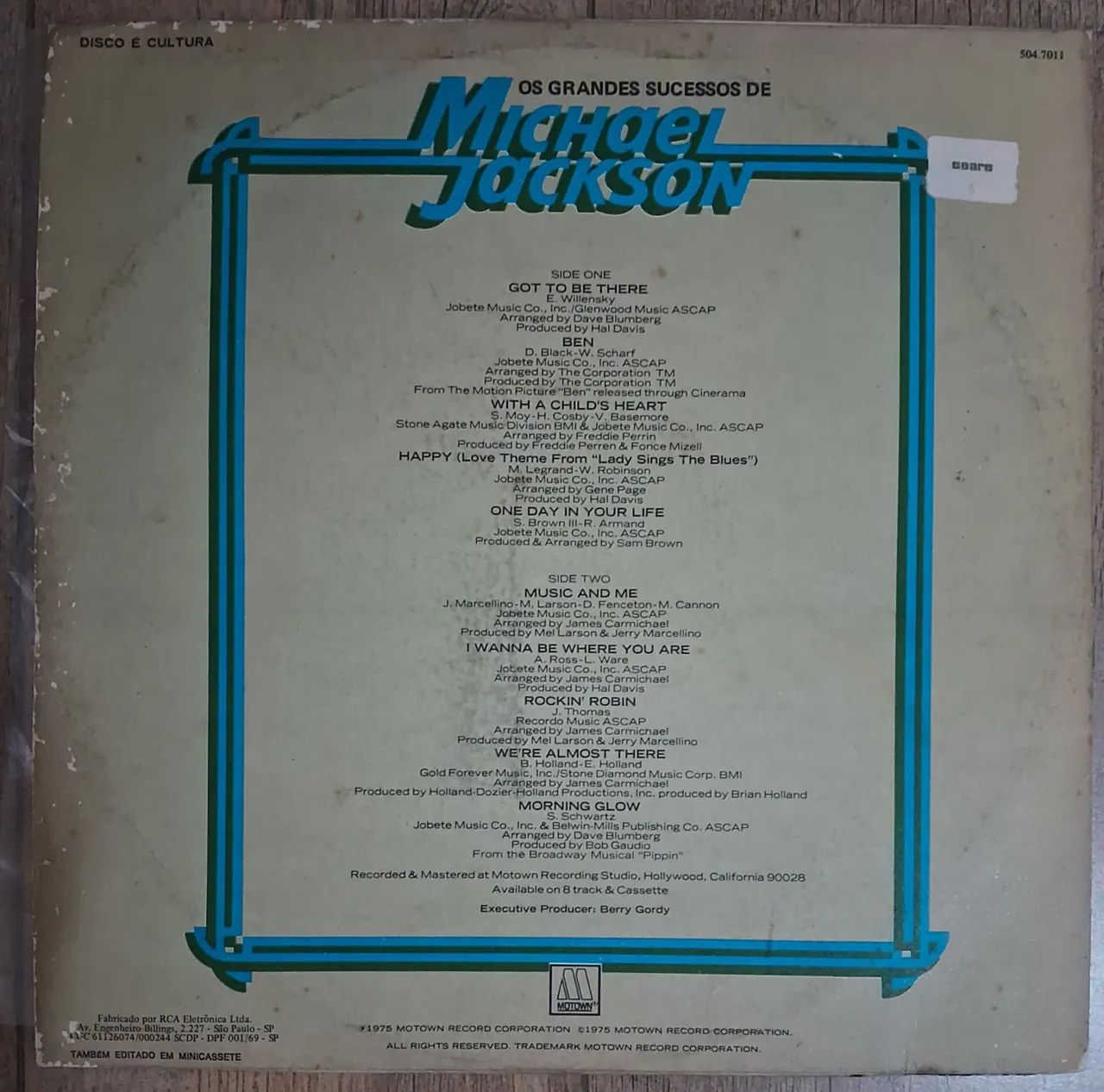 Disco de Vinil Os Grandes Sucessos de Michael Jackson     - Foto 2