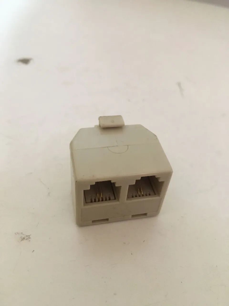 Adaptador duplo para cabo de telefone e