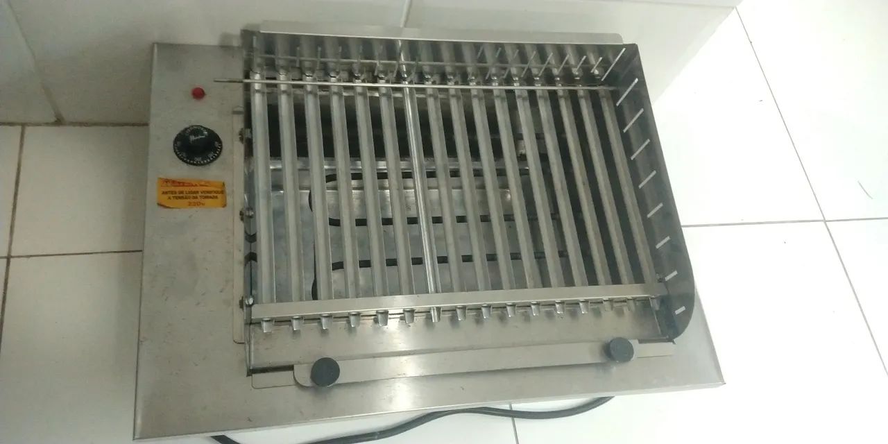 Churrasqueira Elétrica de Embutir 220V  - Foto 2