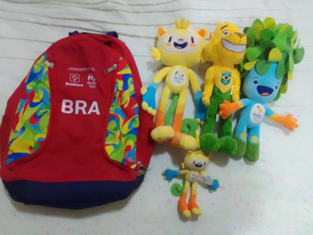 Pelúcias das Olimpíadas Brasil. 