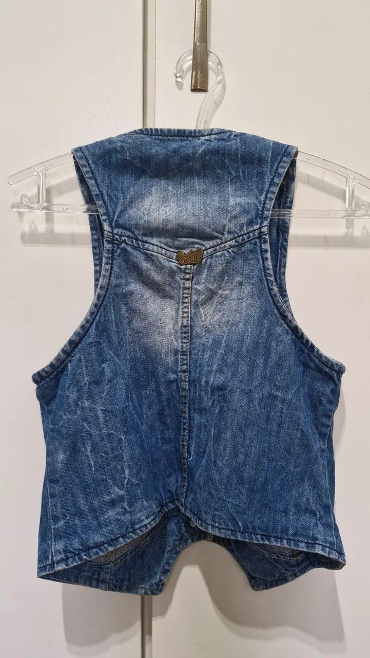 Colete Jeans Feminino Cantão  - Foto 2