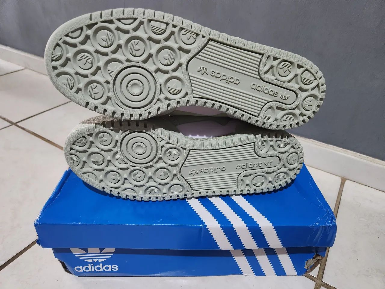 Tênis Adidas Forum Bold Stripes Verde - Foto 5