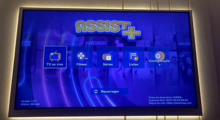 Assist+ Smart TV - Filmes, Séries e TV ao vivo