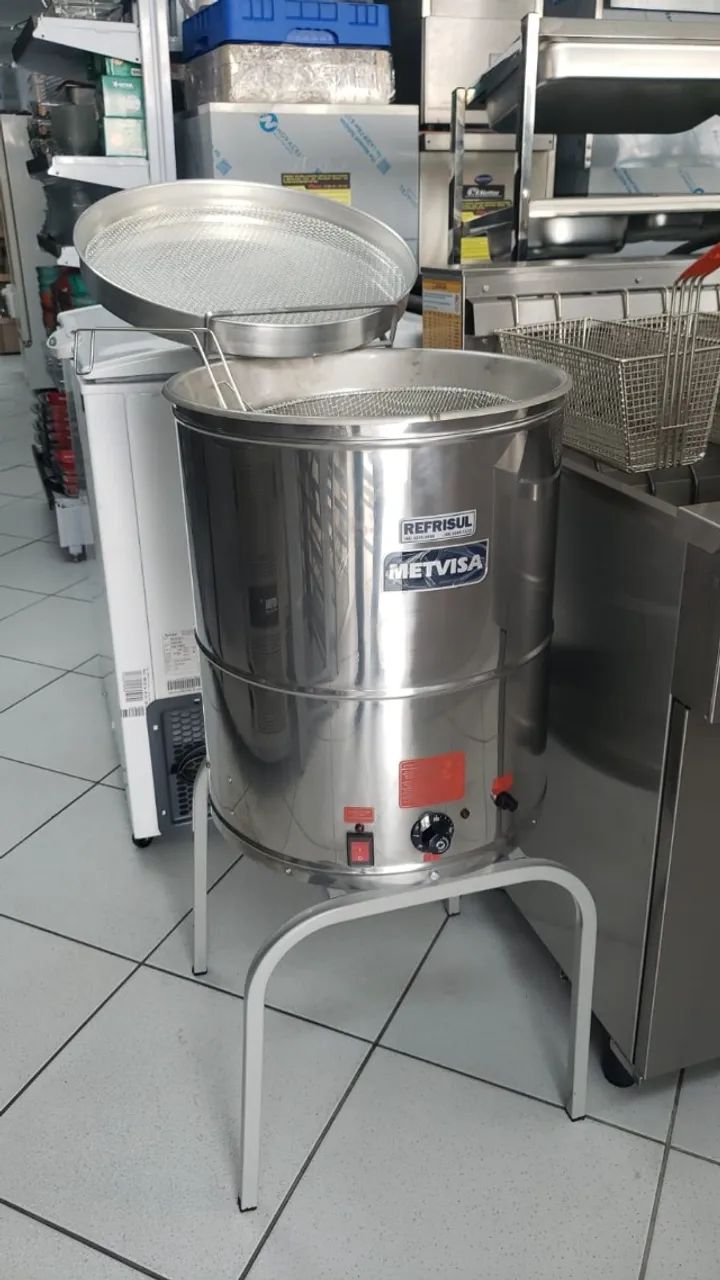 Fritadeira industrial Metvisa Max 8000w de potencia - Alecs