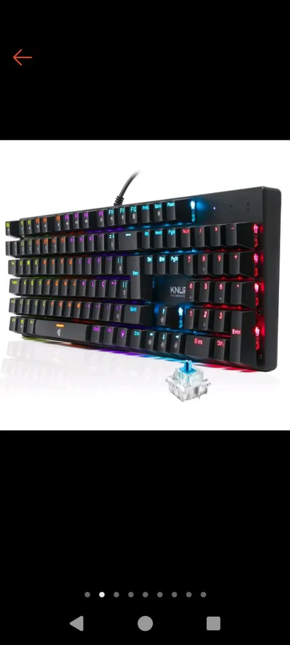 Teclado Mecânico Gamer RGB KNUF