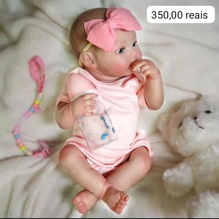 Bebê reborn recém nascido - Menina 