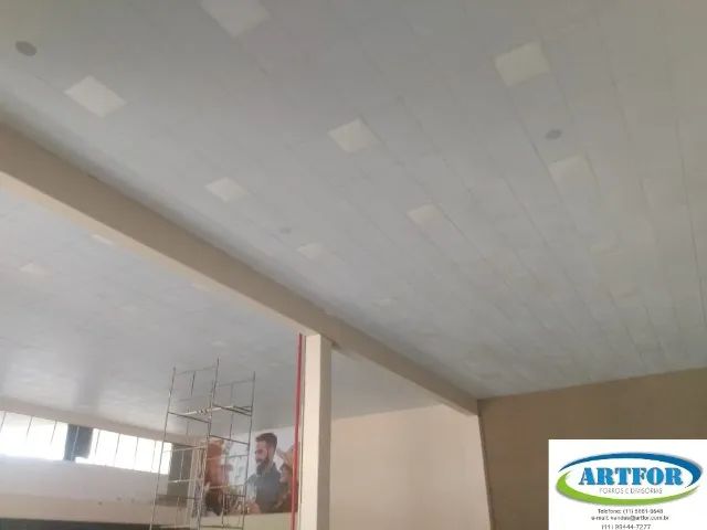 Empresa Forros Modulares, Venda e Instalação Forros Isopor, Forro Mineral, Forro Lã Vidro. - Foto 5