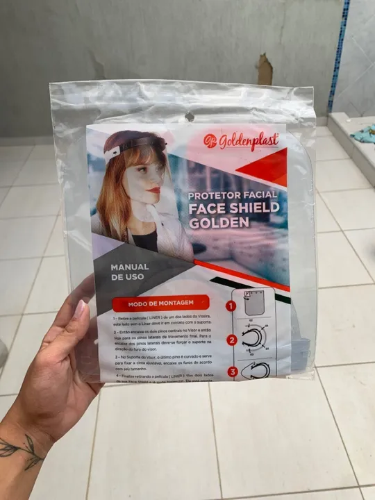 Protetor Facial transparente