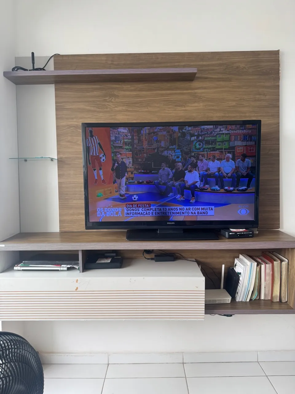 Painel para TV com design moderno e elegante