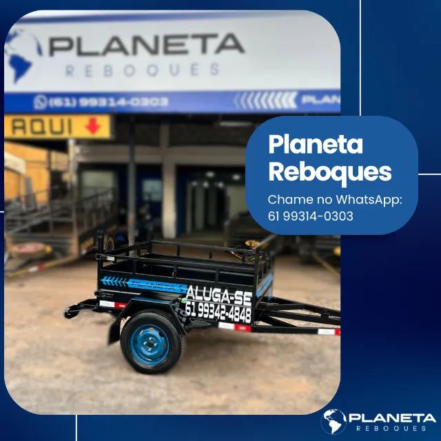 Carretinha Reforçada 1,50x1,20m - Aluguel Diário - Foto 3