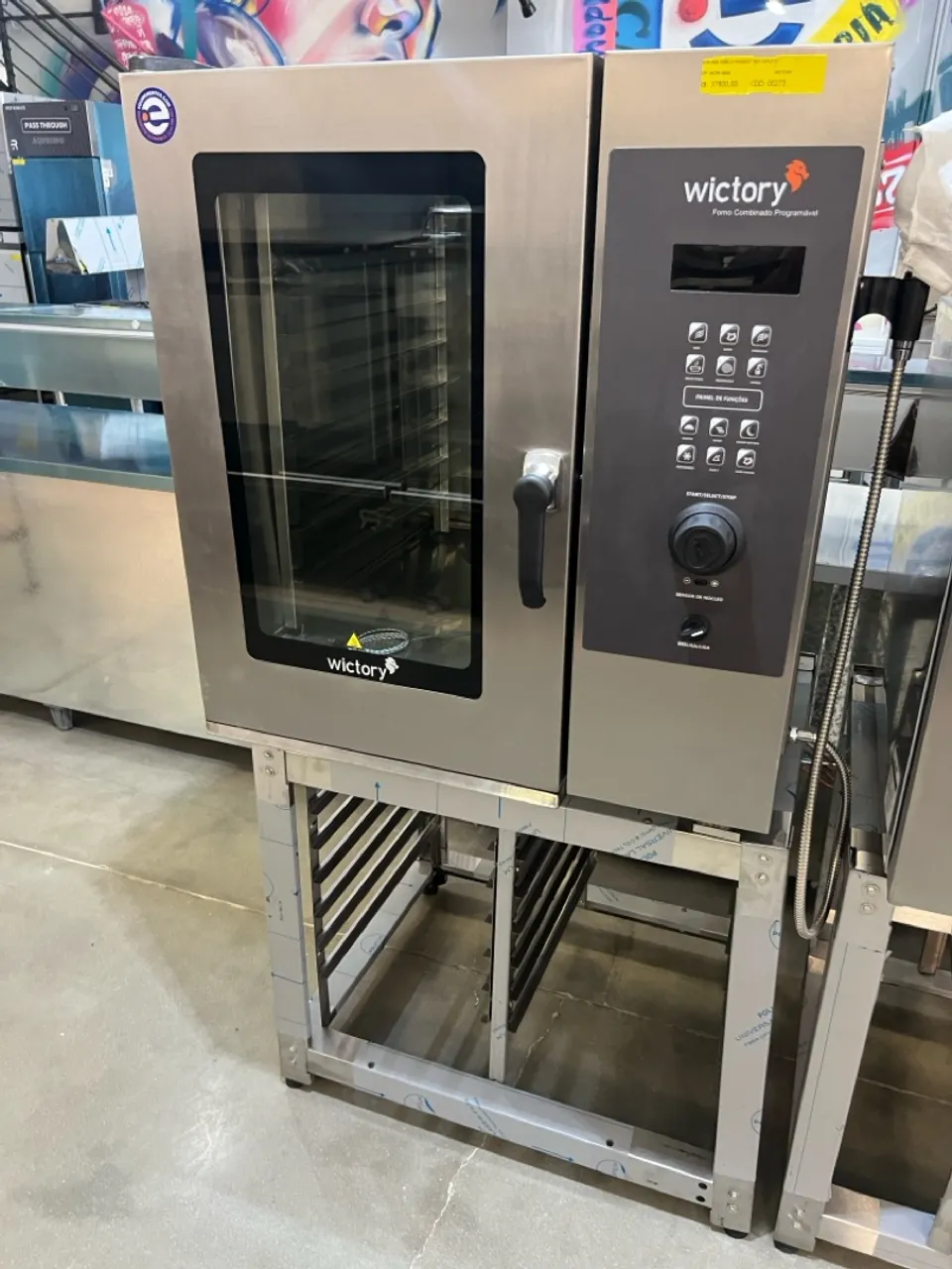 Forno combinado 8gns Wictory 380v - instalação e treinamento gratuito