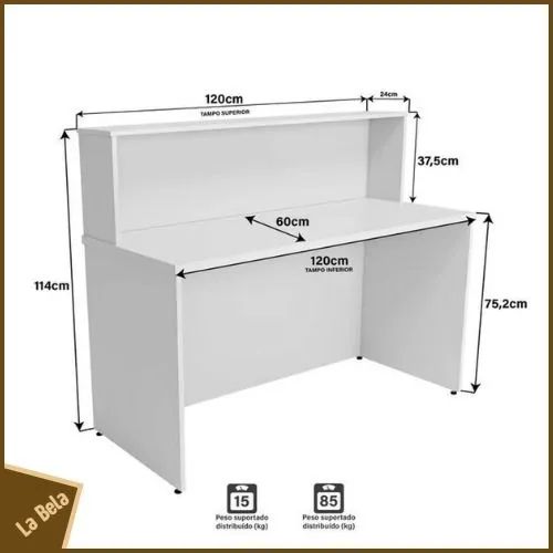 Balcão + Armário com 2 portas 100% MDF - Foto 5
