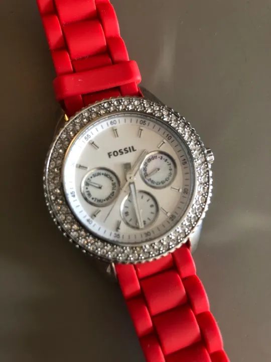Relógio Fossil Feminino com Strass