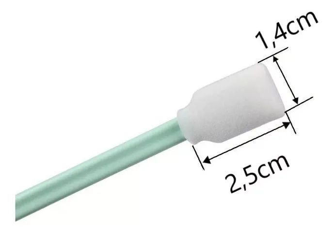 Cotonete Limpeza Plotter Impressão Eco-solvente Kit 50 Unidades - Foto 4