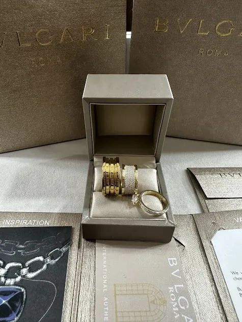 Anel bvlgari 12 milesimos em ouro 18k - Foto 5