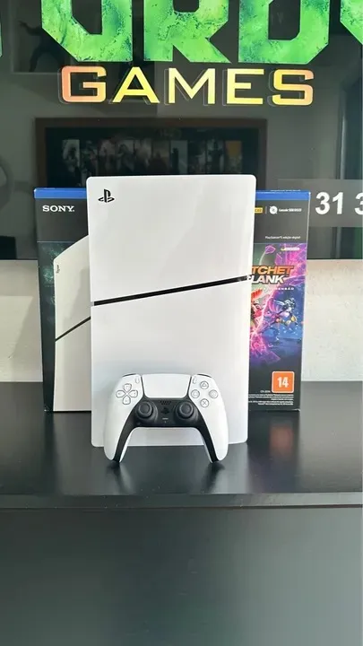 Ps5 slim digital seminovo - Loja física e garantia