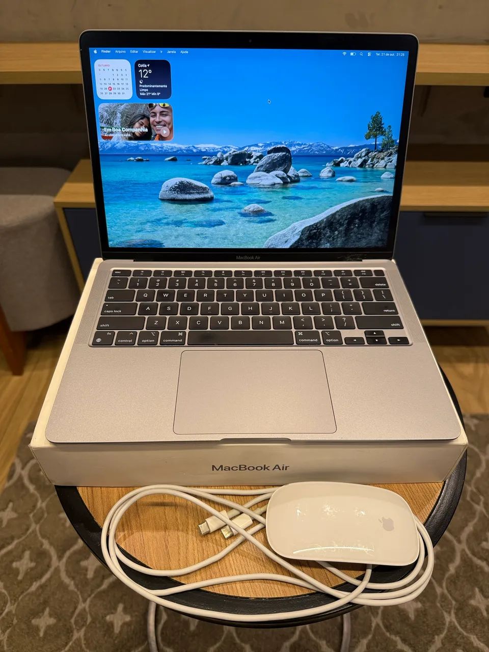 MacBook Air M1 2020 8GB 256GB バッテリー96% Apple Macbook Air M1 256gb 8gb Ram 13'' 2020 Novo Garantia