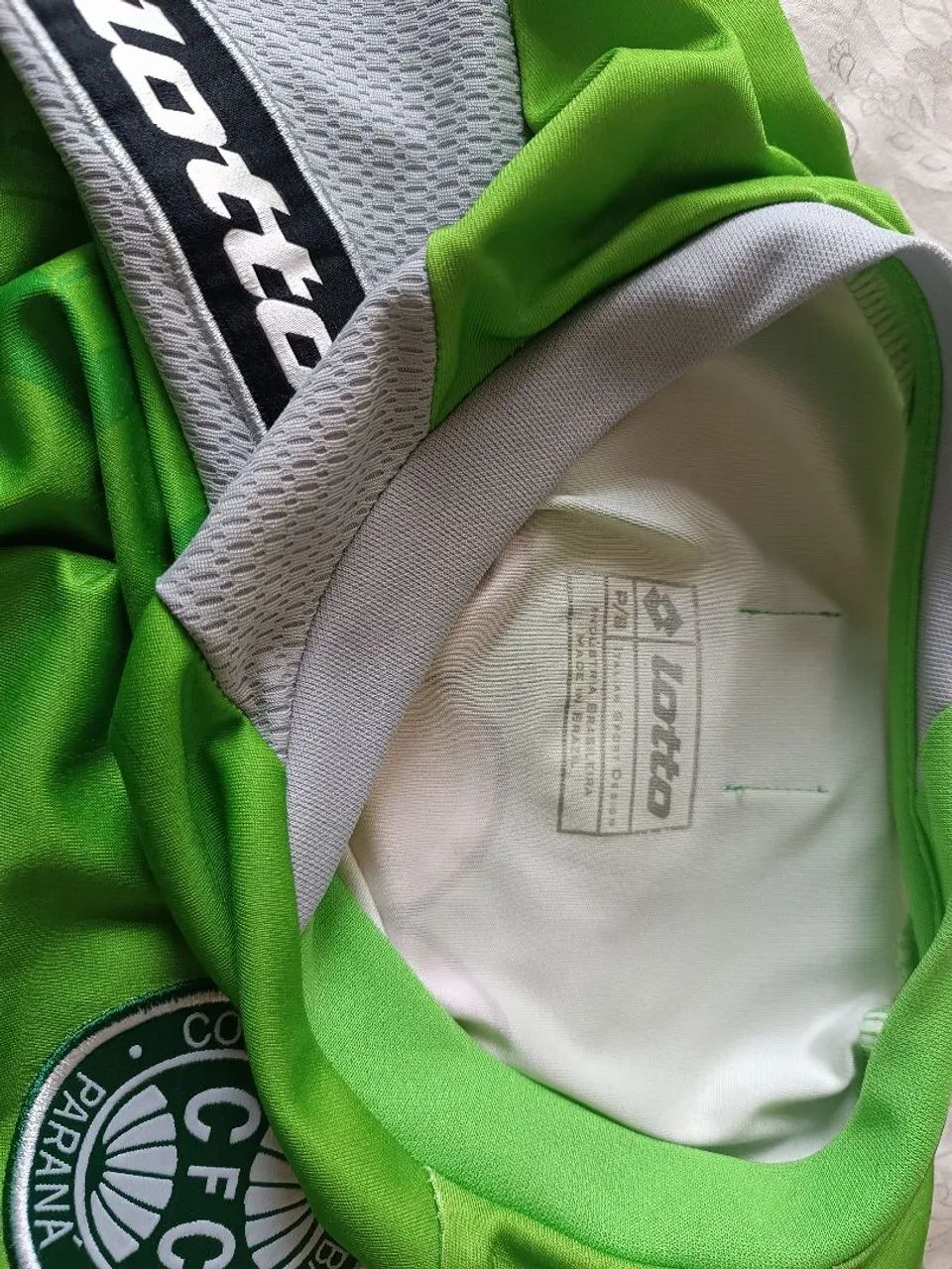 Camisa Oficial Coritiba Treino Lotto 2010/2011 - Foto 4